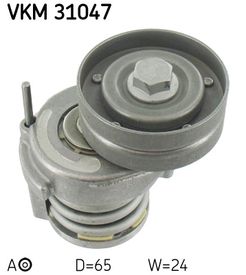 SKF - VKM 31047 - Zatezač, klinasti rebrasti kaiš (Kaišni prenos)